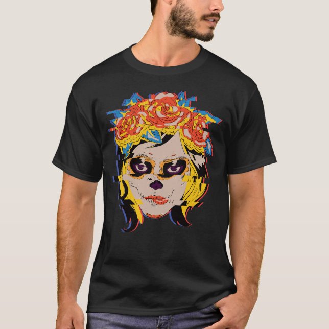 Day Of The Dead T Shirt (Framsida)