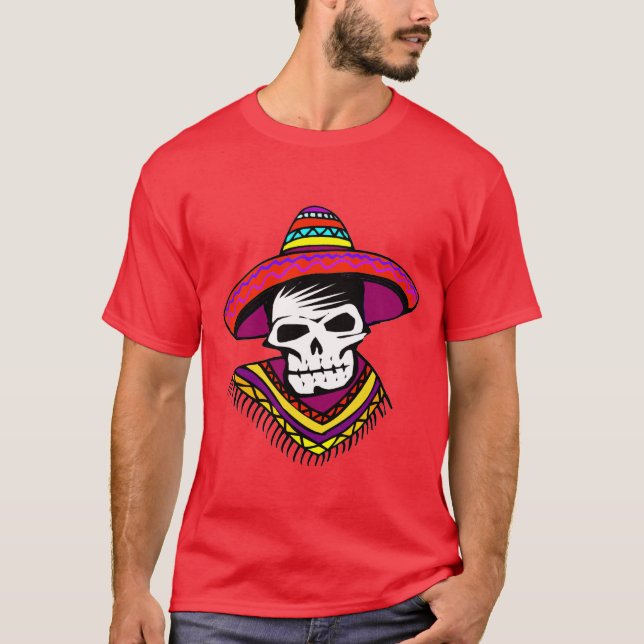 Day of the dead t-shirt (Framsida)