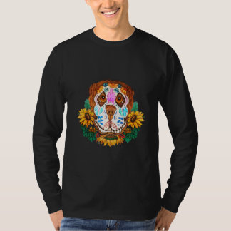 Day of the dead Tee Shirt, Newfoundland Hund