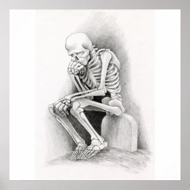 Day of the dead Thinker Poster (Framsidan)