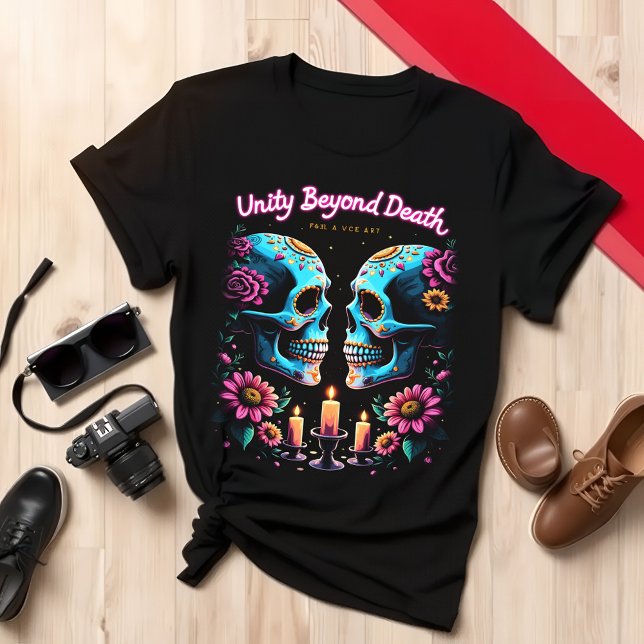 Day of the dead Unity bortom döden T Shirt (Skapare uppladdad)