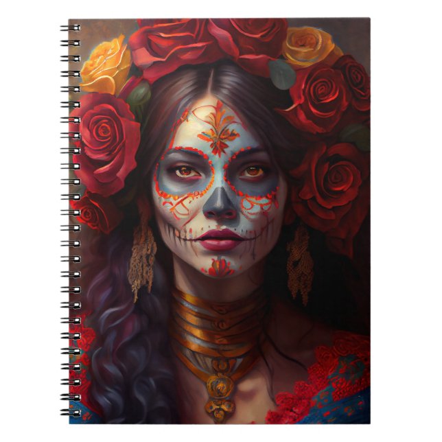 Day of the dead V4 - Bärbara anteckningsböcker för (Framsidan)