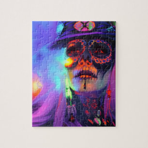 Day of the dead Voodoo Queen of New Orleans Pussel