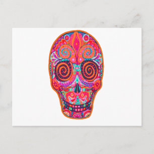 day of the dead vykort