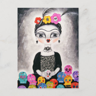 Day of the dead vykort