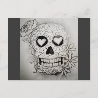 Day of the dead vykort