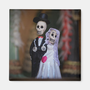 Day of the deadbrud och brudgummagnet magnet