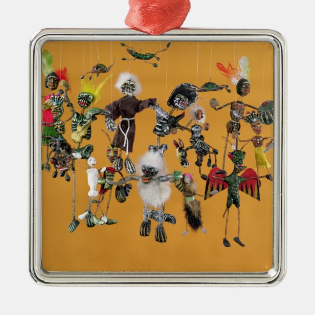 Day of the deadfigurer, från Oaxaca Julgransprydnad Metall (Framsidan)