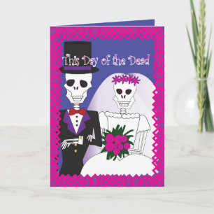 Day of the deadhälsningkort kort