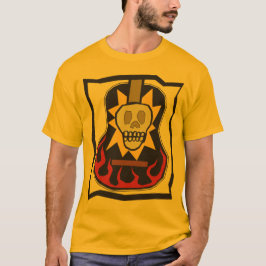 Day of the deadskallegitarr tee