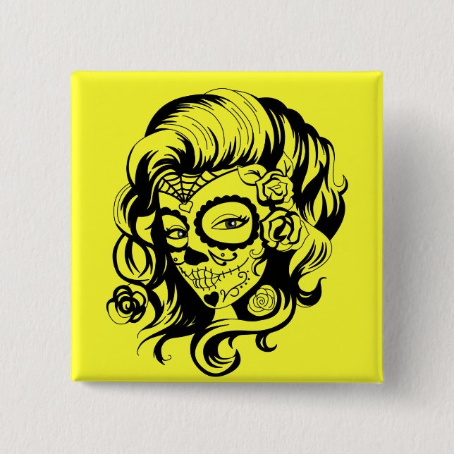 Day of the deadskönhet knapp (Framsida)