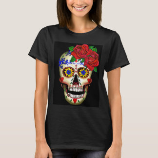 DAY OF THE DEADSOCKERSKALLE OCH ROT-TRÖJA TEE SHIRT
