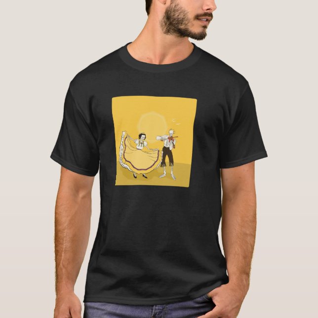 Day of the deadt-skjorta tee shirt (Framsida)