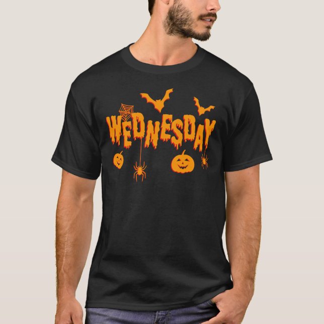Day Of The Week Easy Group Halloween Costume Wedne T Shirt (Framsida)