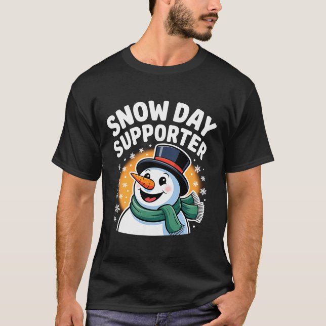 Day Snow Supporter Journey T Shirt (Framsida)