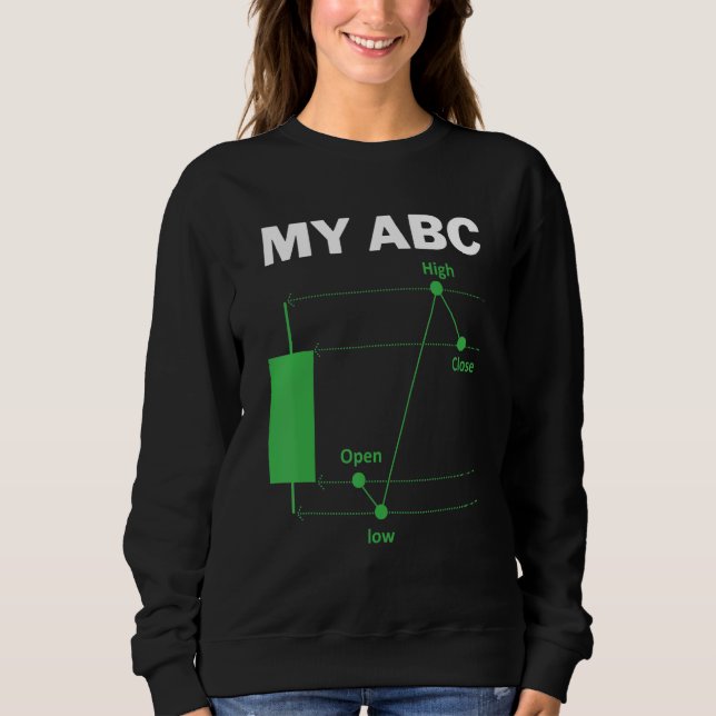 Day Trading Quote My ABC Stockbroker Market Trader T Shirt (Framsida)