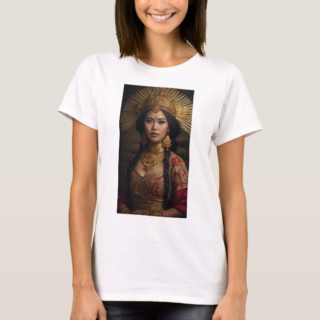 Dayang Sumbi: Wise Princess of Sundanese Legend T Shirt (Framsida)