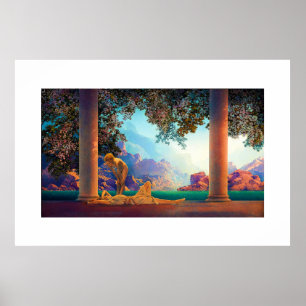 DAYBREAK Maxfield Parrish 1922 ... 2022 Poster