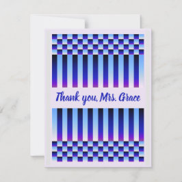 Daybroke och Nightfall (Checkers och Rand) Tack Kort