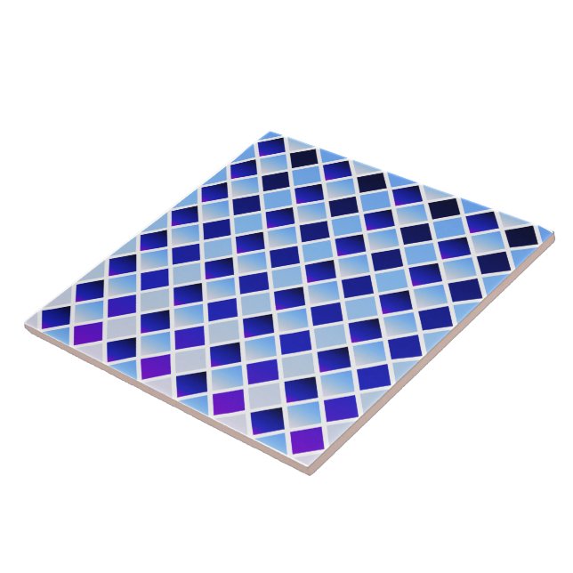 Daybroke och Nightfall (Diamond Checkered) Kakelplatta (Sidan)