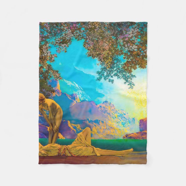 Daybryt Maxfield Parrish Fleecefilt (Framsidan)