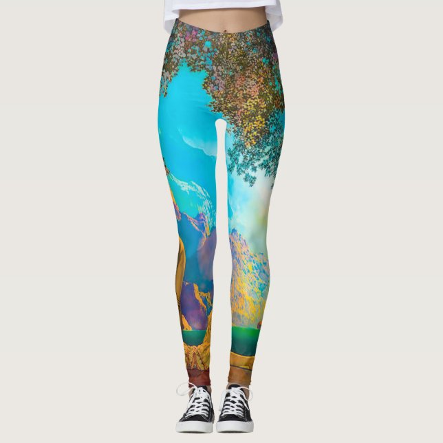 Daybryt Maxfield Parrish Leggings (Framsida)