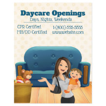Daycare-öppningar - Marknadsflygare