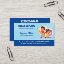 Daycare Professionell Business | Deep Blue Visitkort