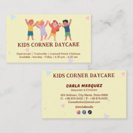 Daycare Professionell Business | licensierad barno Visitkort