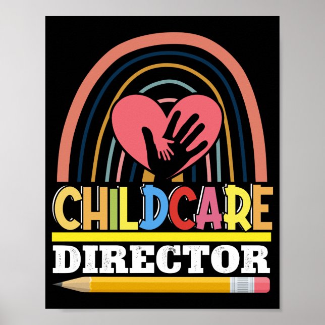 Daycare Provider Chilcare Director Småbarn Poster (Framsidan)