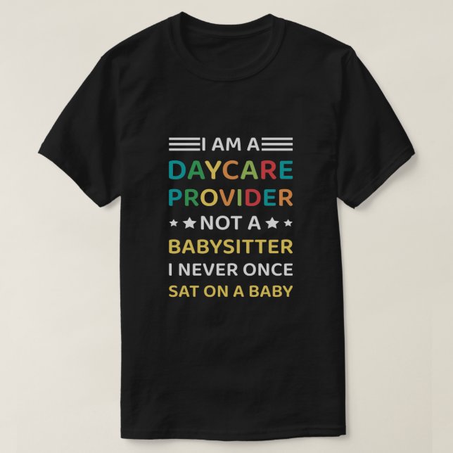 Daycare Provider Chilcare T Shirt (Design framsida)