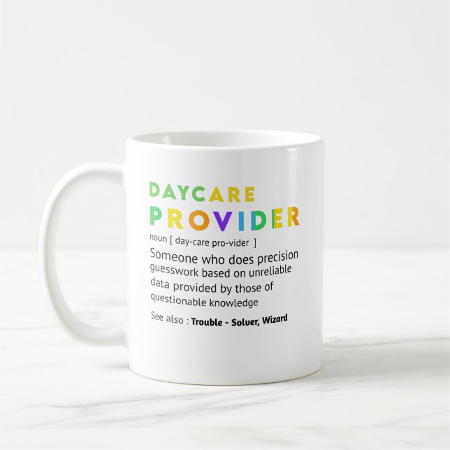 Daycare Provider Childcare Daycare Teacher  Kaffemugg (Vänster)