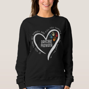 Daycare Provider Cute Heart Quote Back to school T Shirt