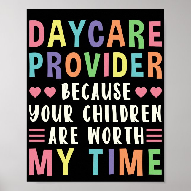 Daycare-provider eftersom dina barn är värda poster (Framsidan)