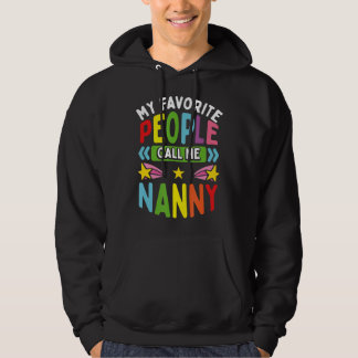 Daycare Provider Favorite Kalla mig Nanny Chilcare Hoodie