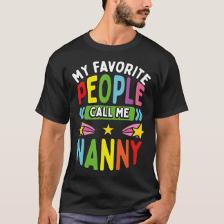 Daycare Provider Favorite Kalla mig Nanny Chilcare T Shirt