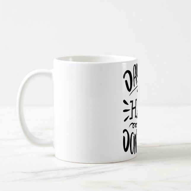 Daycare Provider Hair Funny Child Care Worker Teac Kaffemugg (Vänster)