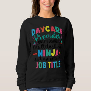 Daycare Provider Ninja Childcare Teacher Graphic T Shirt