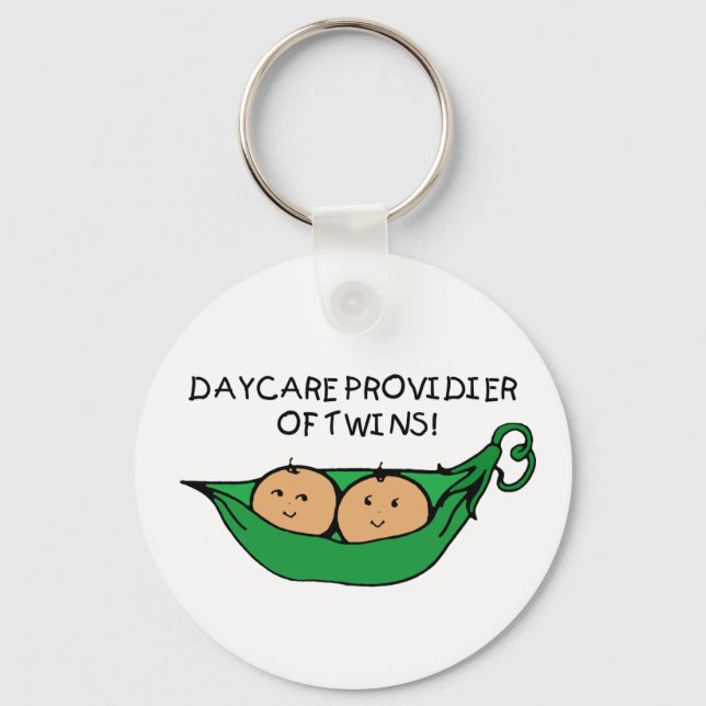 Daycare Provider of Twin Pod Nyckelring (Framsida)