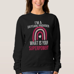 Daycare Provider Superpower Childcare Worker Appre T Shirt