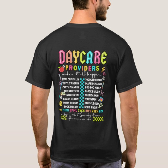 Daycare Provider T-Shirt (Baksida)