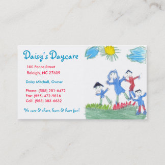 Daycare Visitkort
