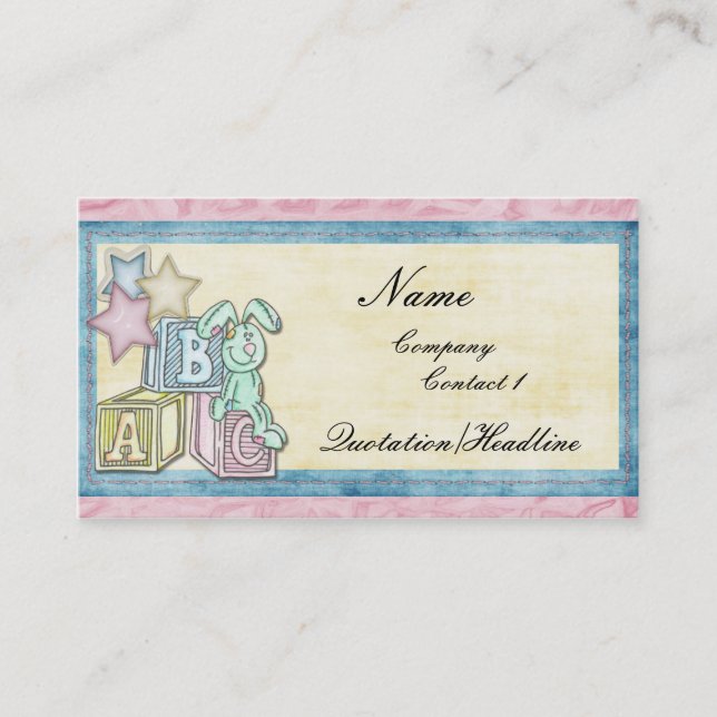 Daycarevisitkort Visitkort (Framsida)