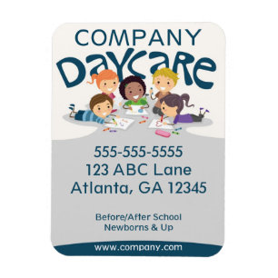 Daycarevisitkortmagnet Magnet