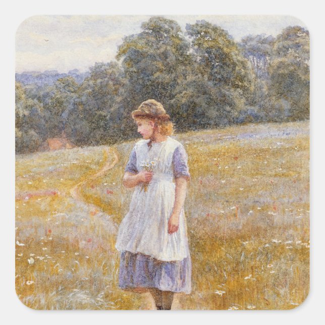 Daydreamer, 1878 fyrkantigt klistermärke (Framsida)