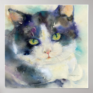 Daydreamer Cat Poster