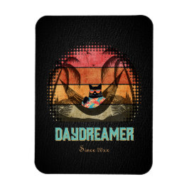 Daydreaming Cool Cats Tropiska Flykt Magnet