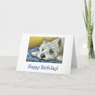 Daydreaming Westie Kort