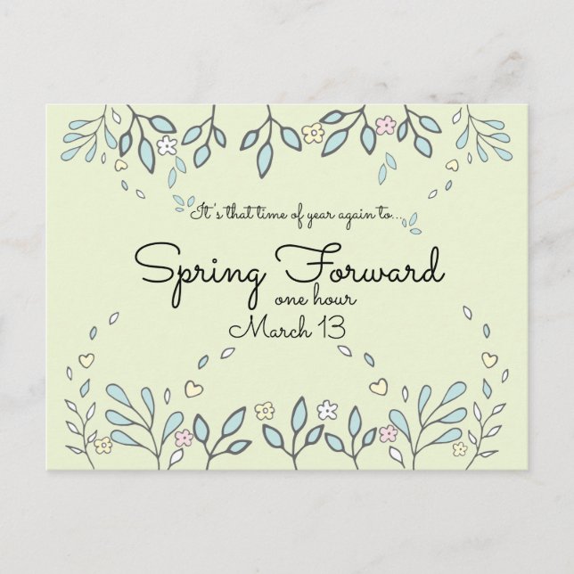 Daylight Savinder Business Vykort (Framsida)