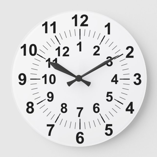 Daylight Savings/Standard Clock Stor Klocka (Framsida)